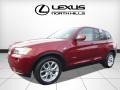 Vermilion Red Metallic - X3 xDrive 35i Photo No. 4