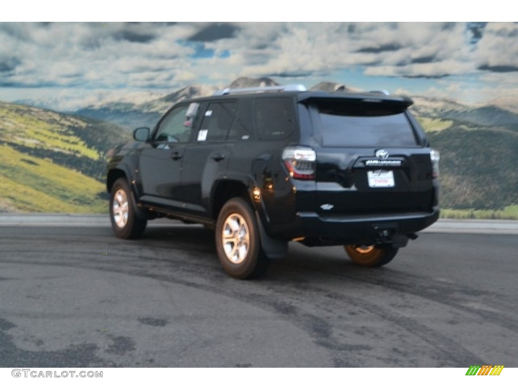 2016 4Runner SR5 4x4 - Midnight Black Metallic / Black photo #3