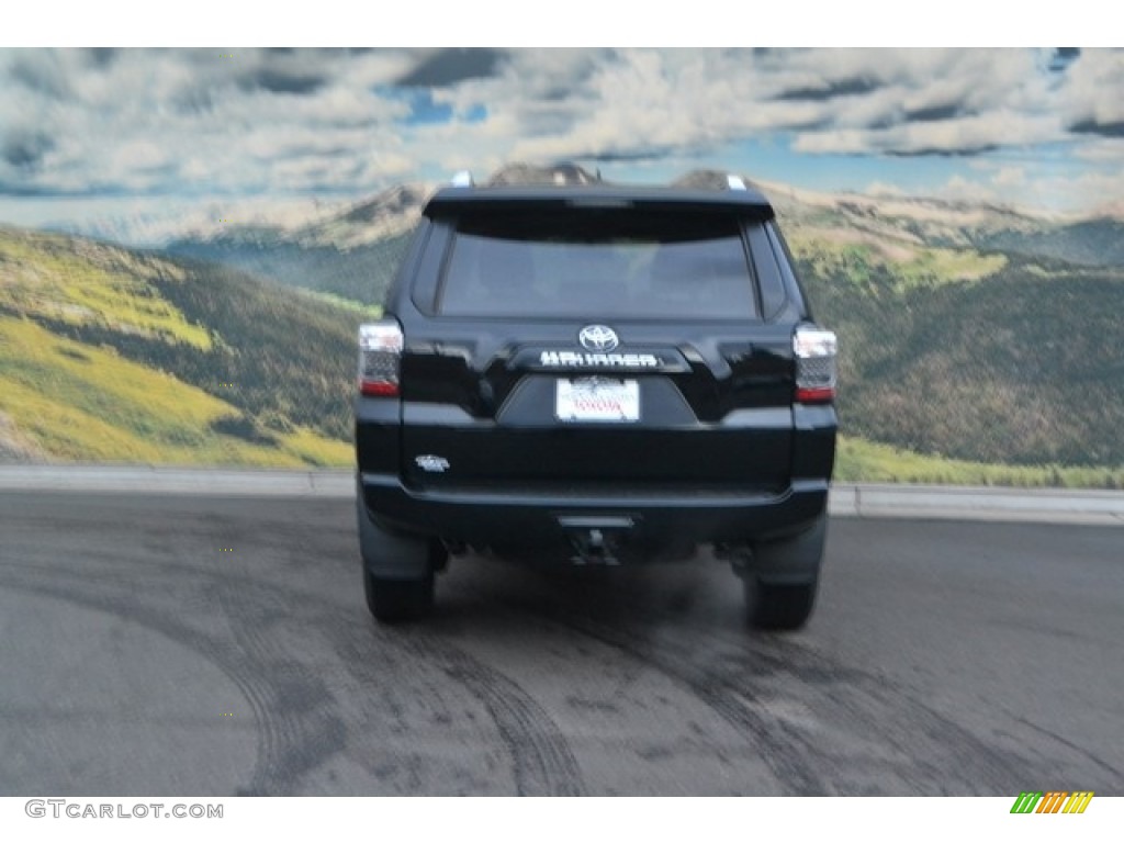 2016 4Runner SR5 4x4 - Midnight Black Metallic / Black photo #4