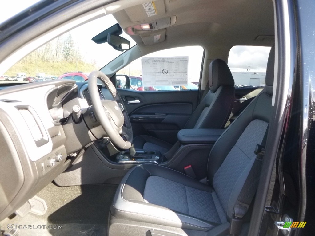 Jet Black Interior 2017 Chevrolet Colorado Z71 Crew Cab 4x4 Photo #117248599