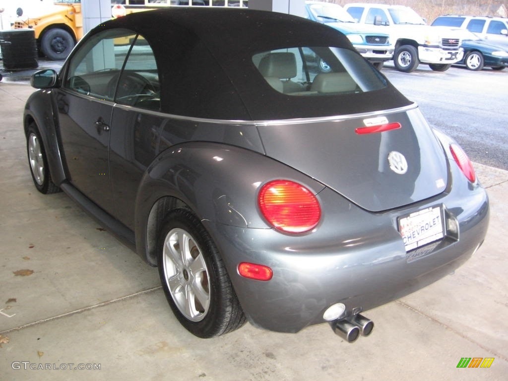 2004 New Beetle GLS Convertible - Platinum Grey Metallic / Gray photo #7