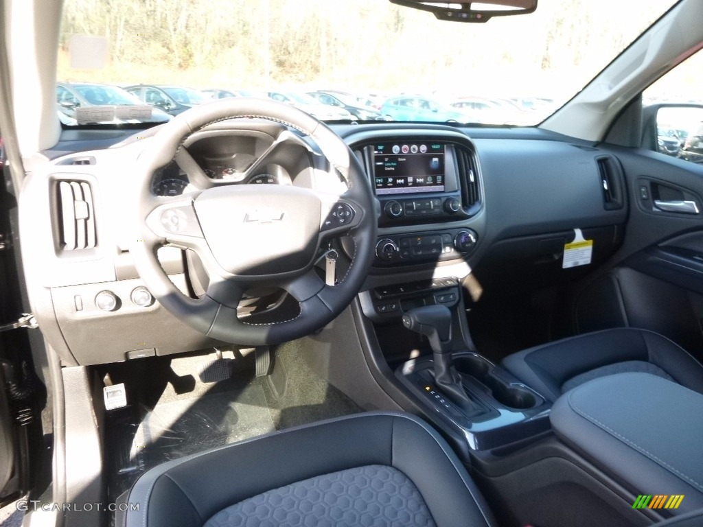 Jet Black Interior 2017 Chevrolet Colorado Z71 Crew Cab 4x4 Photo #117248647