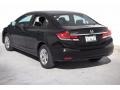 2014 Crystal Black Pearl Honda Civic LX Sedan  photo #2