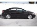 2014 Crystal Black Pearl Honda Civic LX Sedan  photo #8