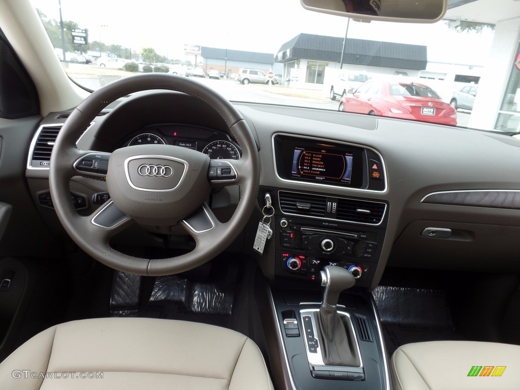 2016 Q5 2.0 TFSI Premium quattro - Glacier White Metallic / Pistachio Beige photo #15