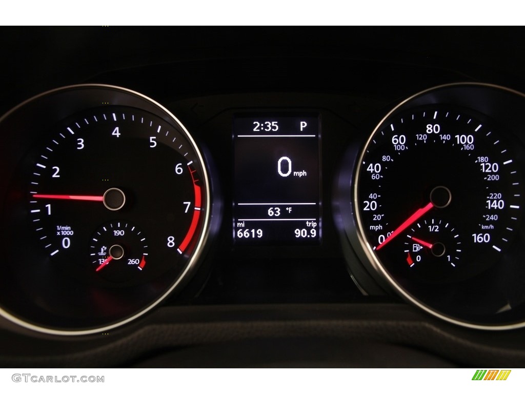 2016 Volkswagen Passat S Sedan Gauges Photo #117251185