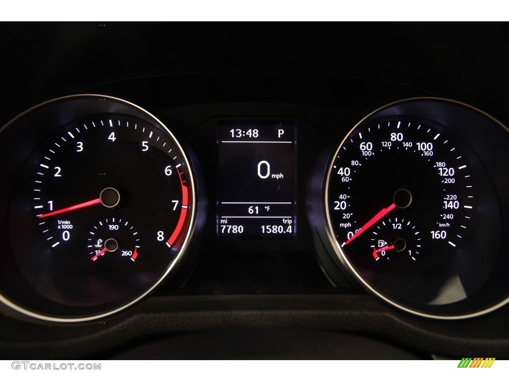 2016 Volkswagen Passat S Sedan Gauges Photo #117251521