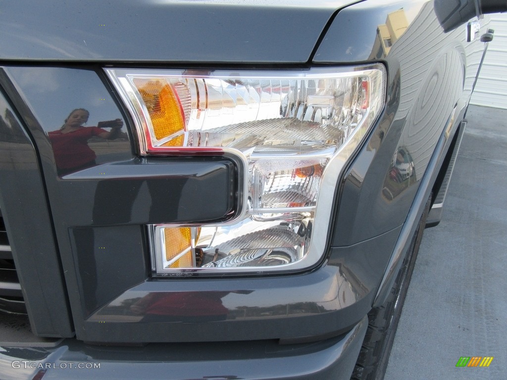 2017 F150 XLT SuperCrew 4x4 - Lithium Gray / Black photo #9
