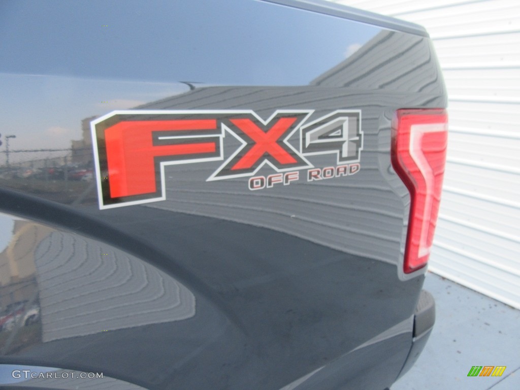 2017 F150 XLT SuperCrew 4x4 - Lithium Gray / Black photo #16
