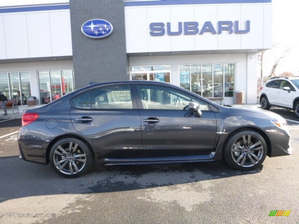 2017 WRX Limited - Dark Gray Metallic / Carbon Black photo #6