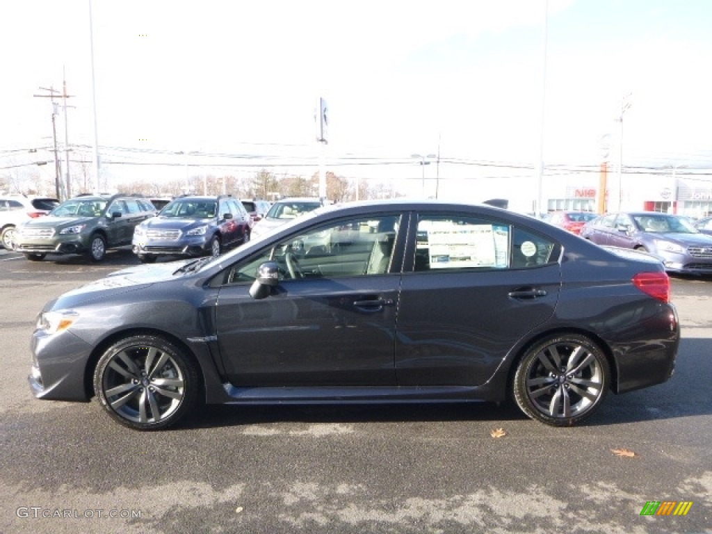 2017 WRX Limited - Dark Gray Metallic / Carbon Black photo #9