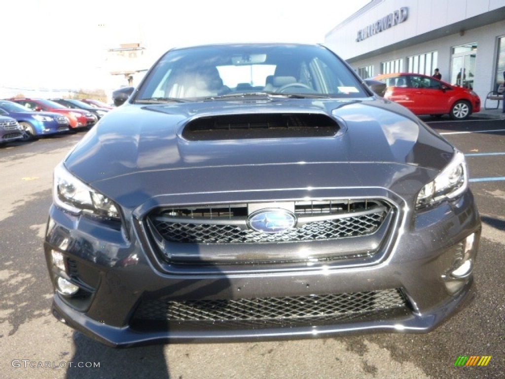 2017 WRX Limited - Dark Gray Metallic / Carbon Black photo #11