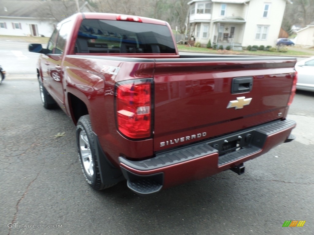 2017 Silverado 1500 LT Crew Cab 4x4 - Siren Red Tintcoat / Jet Black photo #7