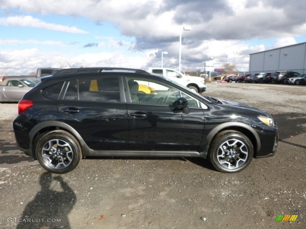 2017 Crosstrek 2.0i Premium - Crystal Black Silica / Black photo #6