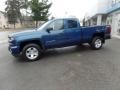 2017 Deep Ocean Blue Metallic Chevrolet Silverado 1500 LT Double Cab 4x4  photo #4