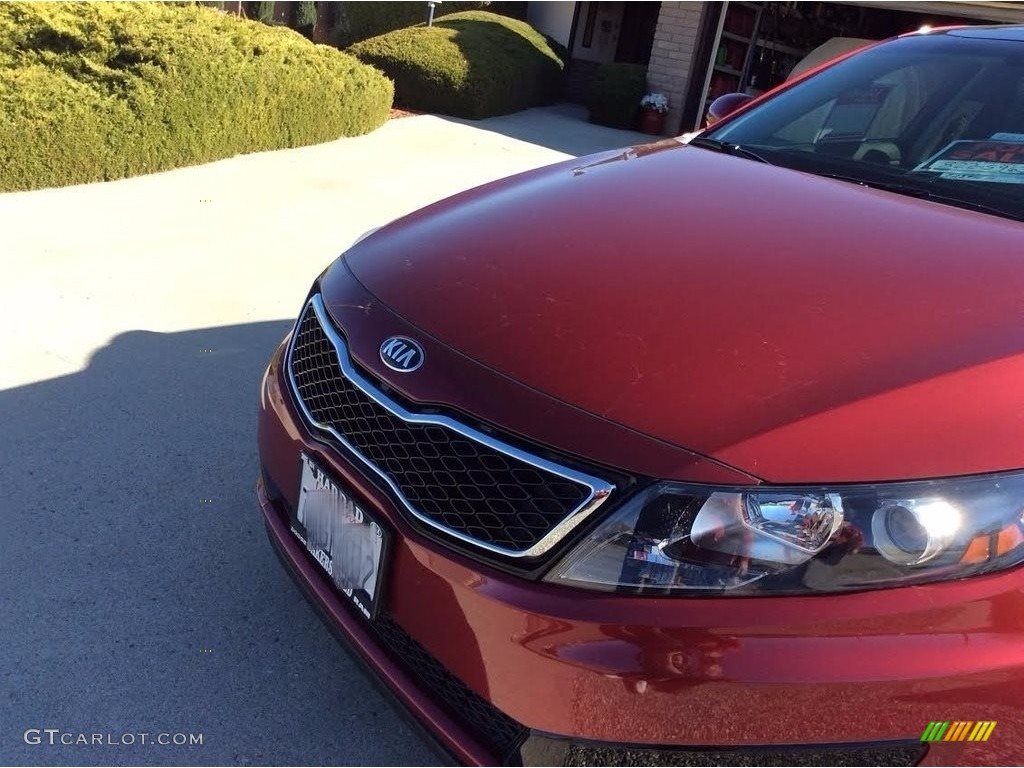 2013 Optima SX - Remington Red / Black photo #4