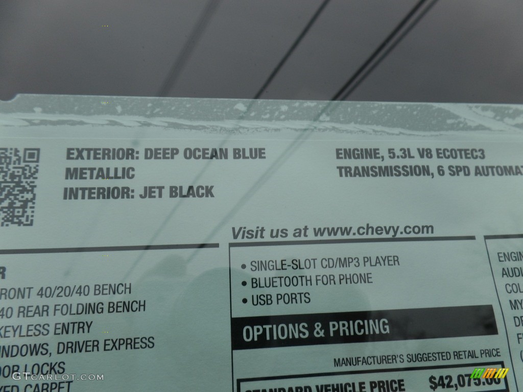 2017 Silverado 1500 LT Double Cab 4x4 - Deep Ocean Blue Metallic / Jet Black photo #16