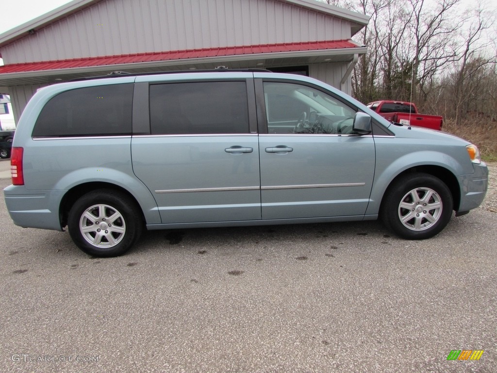 2010 Town & Country Touring - Clearwater Blue Pearl / Medium Slate Gray/Light Shale photo #3