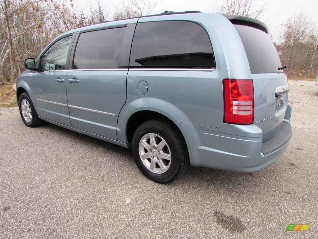 2010 Town & Country Touring - Clearwater Blue Pearl / Medium Slate Gray/Light Shale photo #6