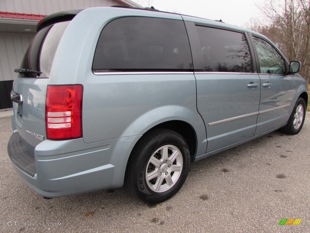2010 Town & Country Touring - Clearwater Blue Pearl / Medium Slate Gray/Light Shale photo #8