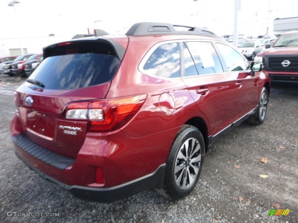 2017 Outback 2.5i Limited - Venetian Red Pearl / Warm Ivory photo #7