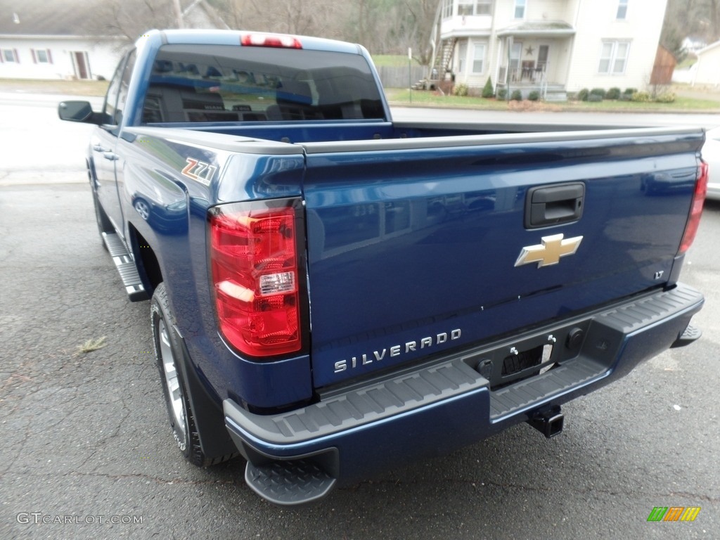 2017 Silverado 1500 LT Double Cab 4x4 - Deep Ocean Blue Metallic / Jet Black photo #7