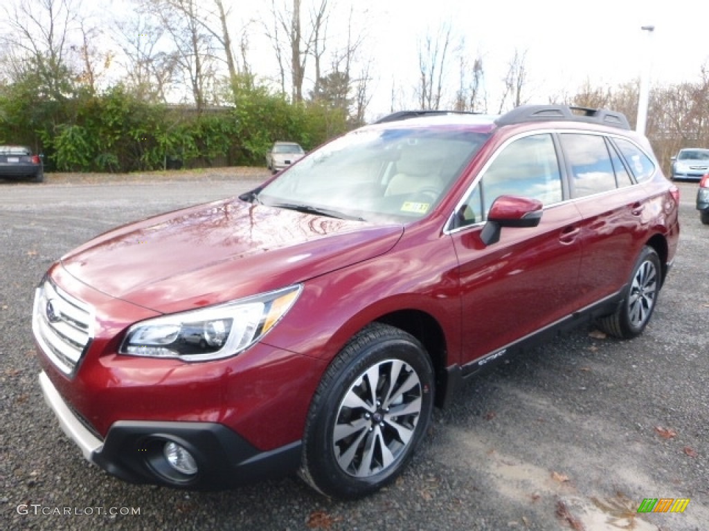 2017 Outback 2.5i Limited - Venetian Red Pearl / Warm Ivory photo #11