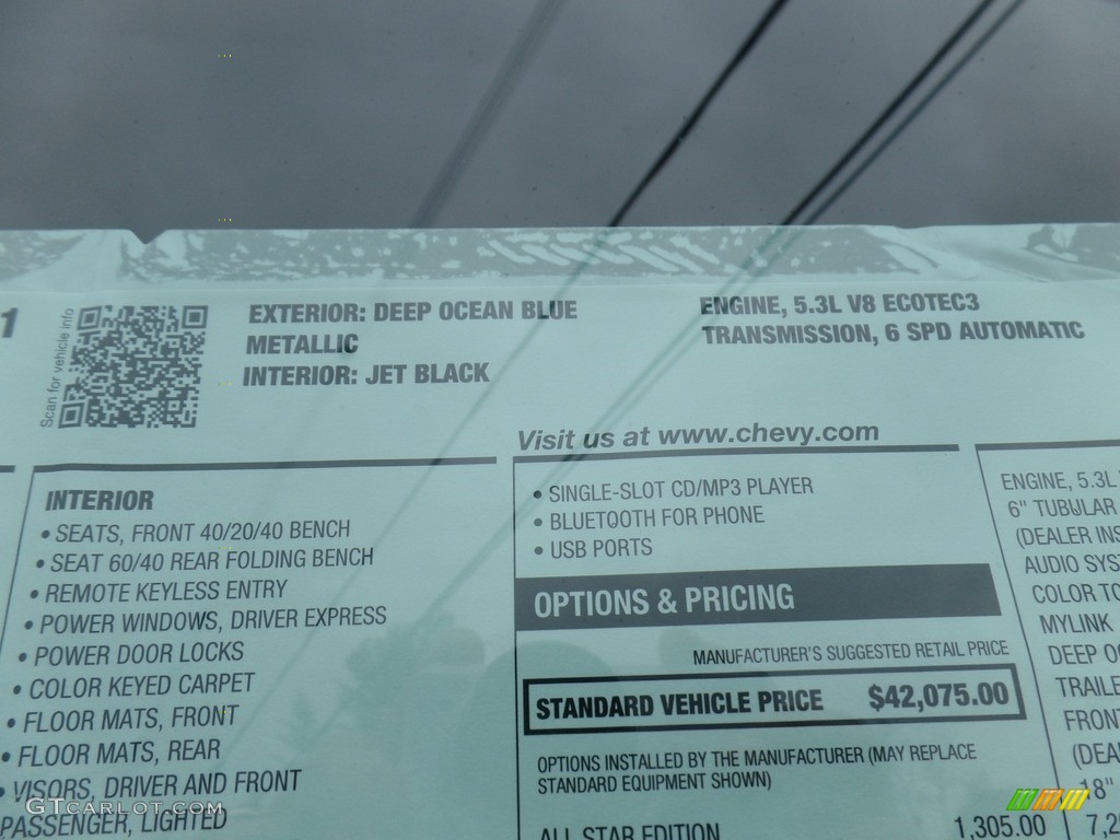 2017 Silverado 1500 LT Double Cab 4x4 - Deep Ocean Blue Metallic / Jet Black photo #21