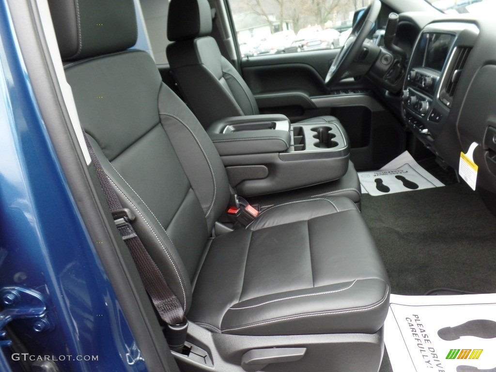 Jet Black Interior 2017 Chevrolet Silverado 1500 LT Double Cab 4x4 Photo #117255304