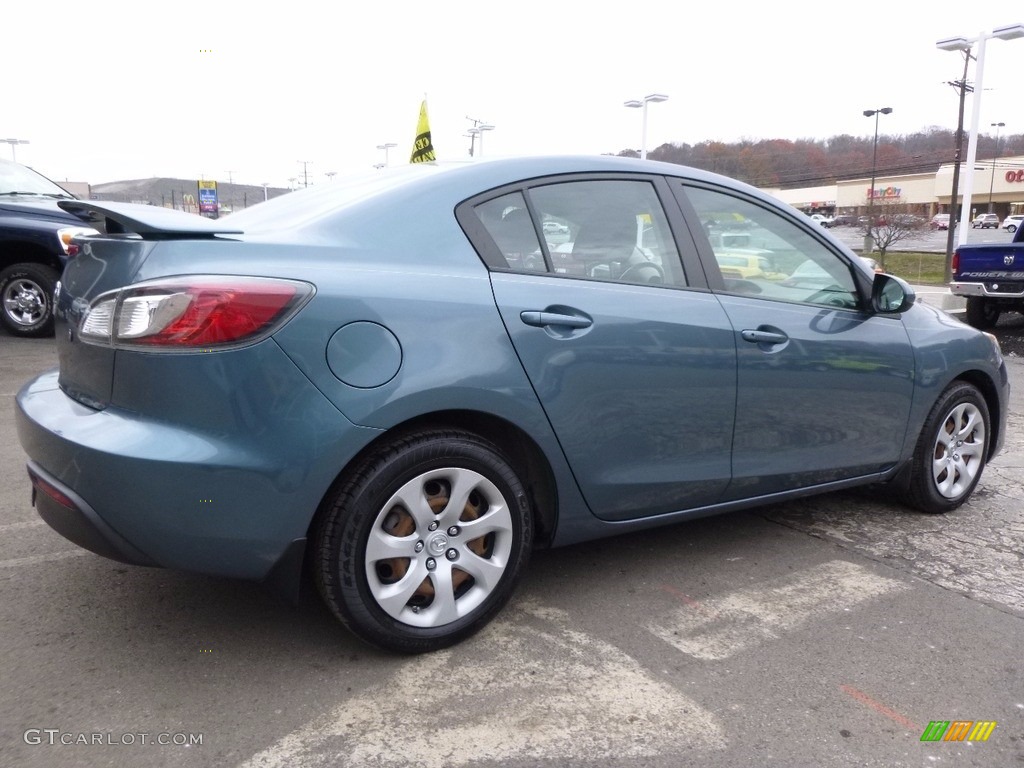2011 MAZDA3 i Sport 4 Door - Gunmetal Blue Mica / Black photo #5