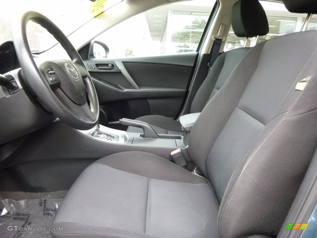 2011 MAZDA3 i Sport 4 Door - Gunmetal Blue Mica / Black photo #11
