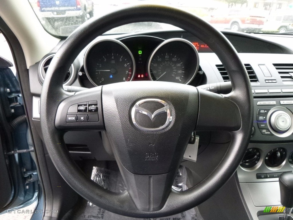 2011 MAZDA3 i Sport 4 Door - Gunmetal Blue Mica / Black photo #16