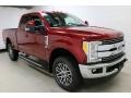 2017 Ruby Red Ford F250 Super Duty Lariat SuperCab 4x4  photo #6