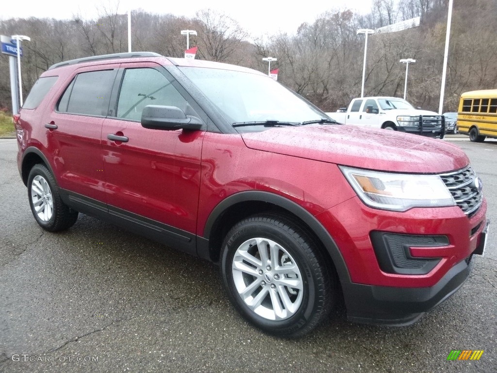 Ruby Red 2017 Ford Explorer 4WD Exterior Photo #117256669