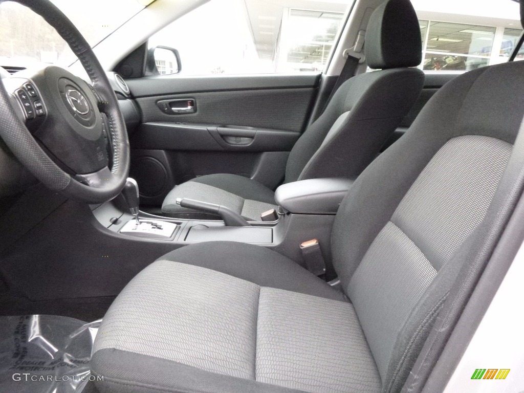 2008 MAZDA3 i Sport Sedan - Sunlight Silver Metallic / Black photo #11