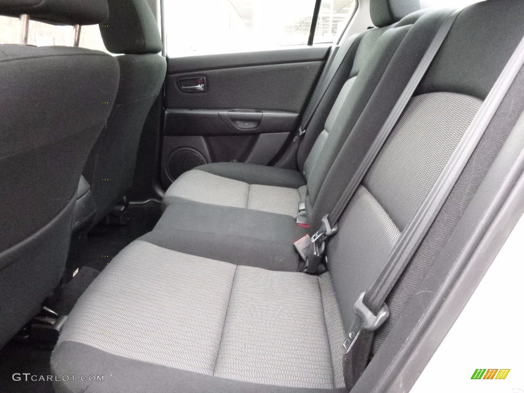 2008 MAZDA3 i Sport Sedan - Sunlight Silver Metallic / Black photo #12