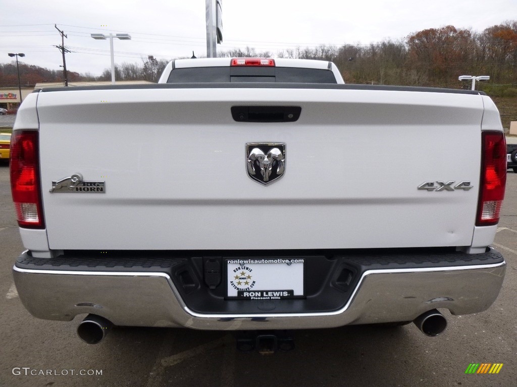 2014 1500 Big Horn Crew Cab 4x4 - Bright White / Black/Diesel Gray photo #3