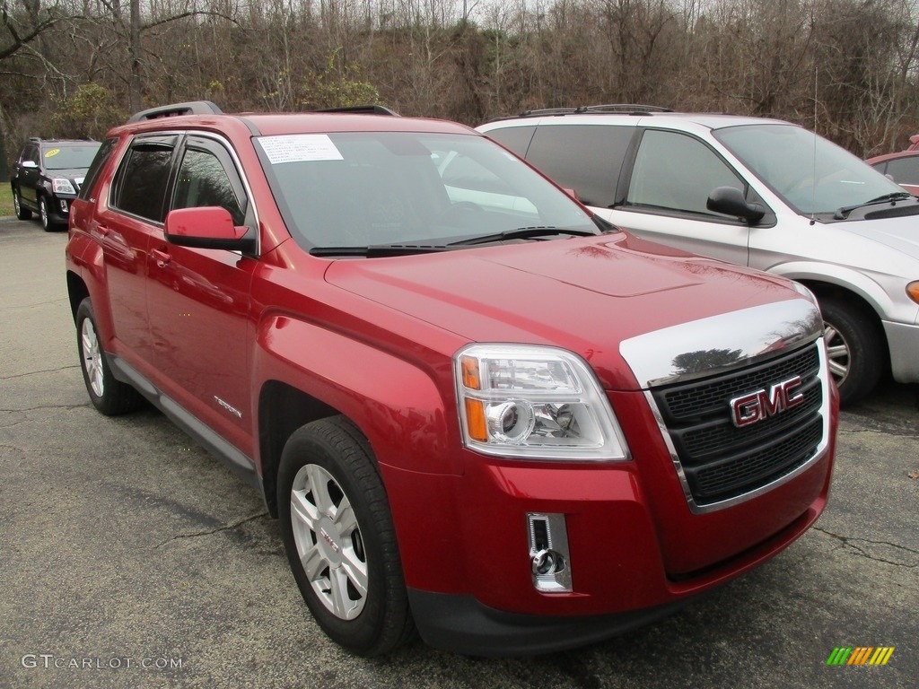 2014 Terrain SLE AWD - Crystal Red Tintcoat / Jet Black photo #2