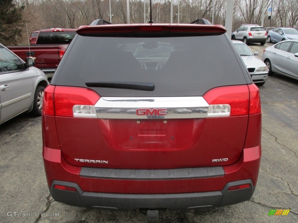 2014 Terrain SLE AWD - Crystal Red Tintcoat / Jet Black photo #4