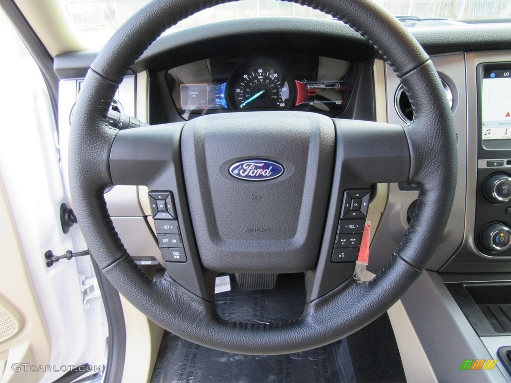 2017 Ford Expedition EL XLT Dune Steering Wheel Photo #117257389