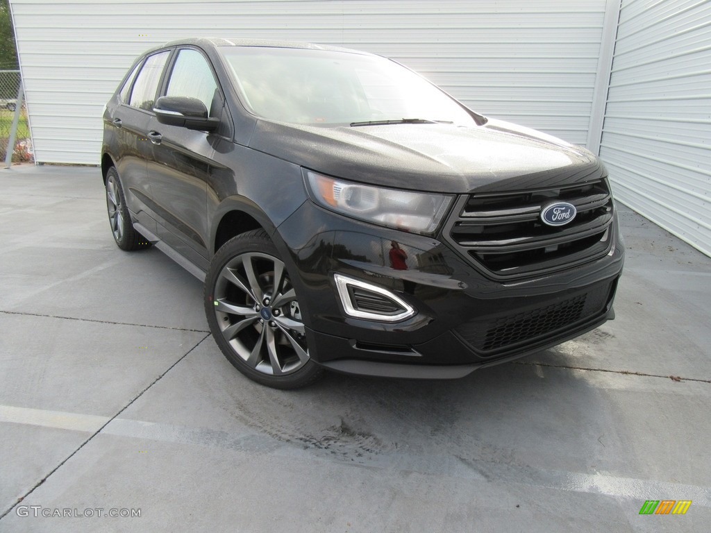 Shadow Black 2017 Ford Edge Sport AWD Exterior Photo #117257512