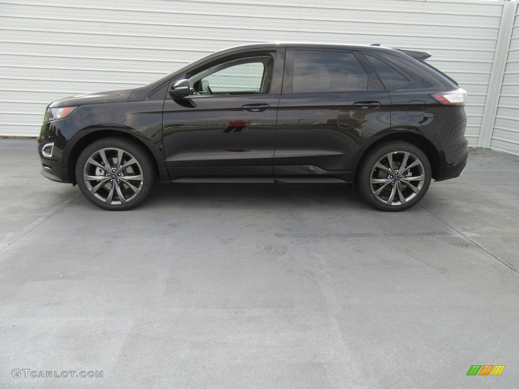 Shadow Black 2017 Ford Edge Sport AWD Exterior Photo #117257620