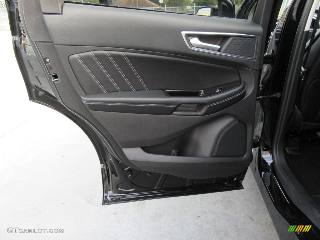 2017 Ford Edge Sport AWD Ebony Door Panel Photo #117257923