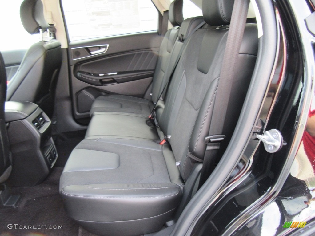 Ebony Interior 2017 Ford Edge Sport AWD Photo #117257953