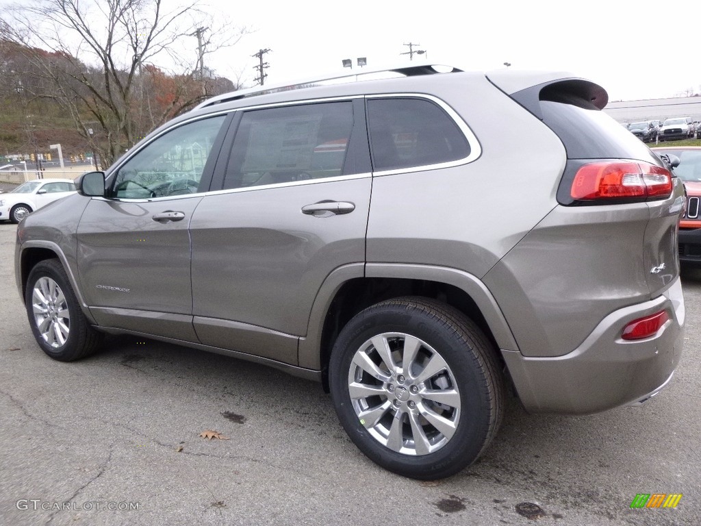 Light Brownstone Pearl 2017 Jeep Cherokee Overland 4x4 Exterior Photo #117258412