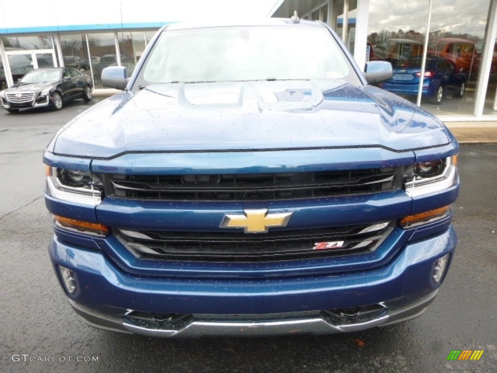 2017 Silverado 1500 LT Double Cab 4x4 - Deep Ocean Blue Metallic / Jet Black photo #11