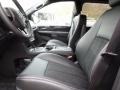 2017 Dodge Grand Caravan Black Interior Front Seat Photo