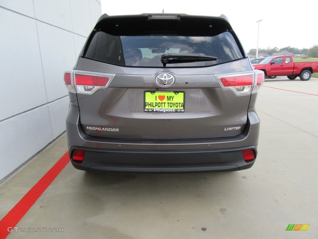 2016 Highlander Limited Platinum - Predawn Gray Mica / Ash photo #5