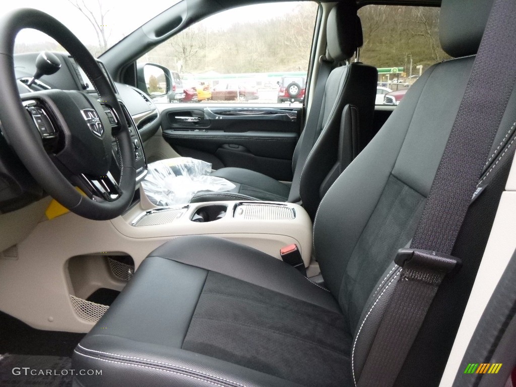Black/Light Graystone Interior 2017 Dodge Grand Caravan SXT Photo #117261487