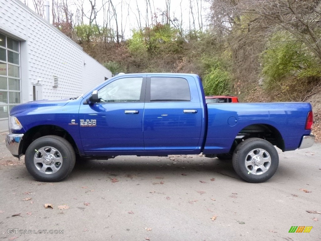 Blue Streak Pearl 2017 Ram 2500 Big Horn Crew Cab 4x4 Exterior Photo #117262051